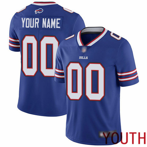Youth Buffalo Bills Customized Royal Blue Team Color Vapor Untouchable Custom Limited Football Jersey